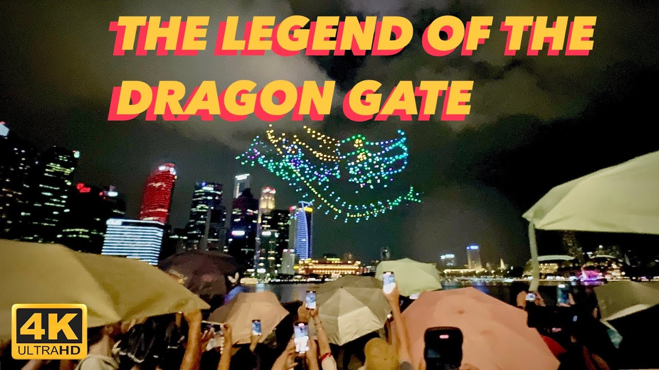 Shanghai dragon drone show